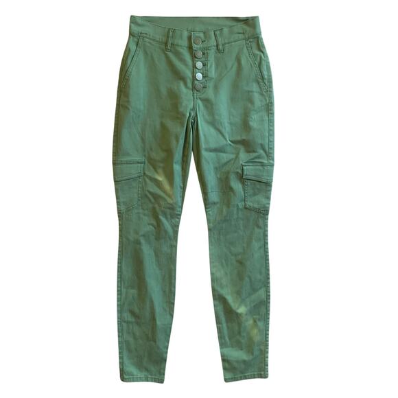CAbi jeans skinny cargo women’s army green Cargo SIZE 4 - Picture 1 of 4